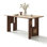 Walnut Rectangular Solid Wood Sintered Stone Dining Table