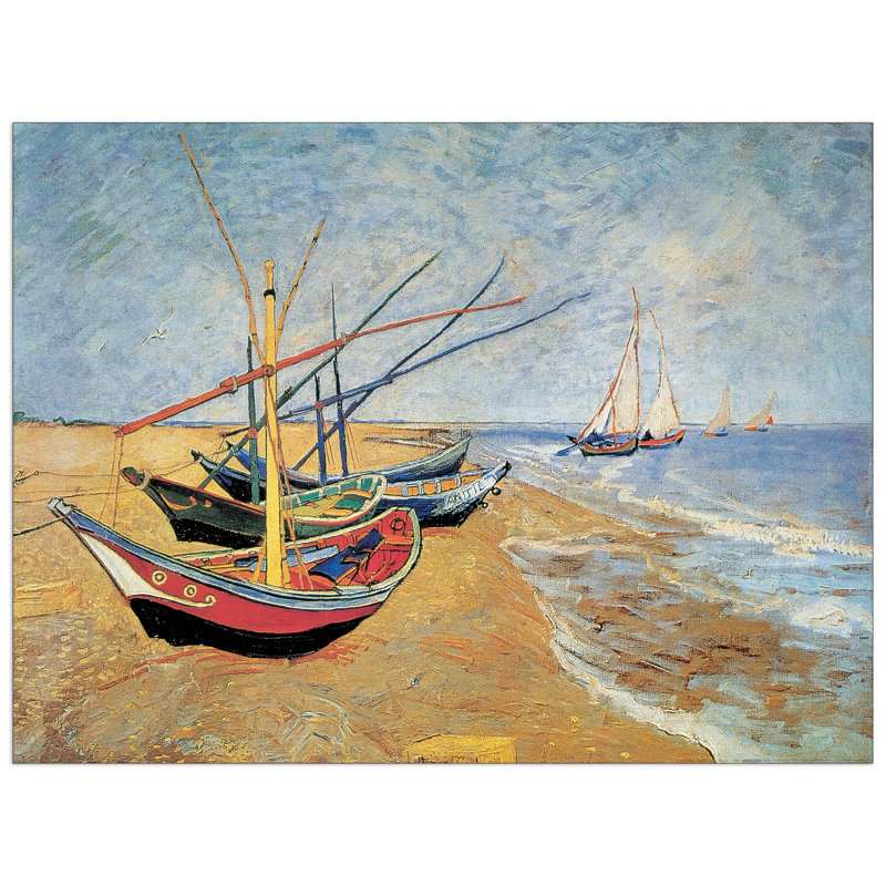 Vincent Van Gogh - No Frame Print on Wood, 104cm H x 140cm W x 1.8cm D