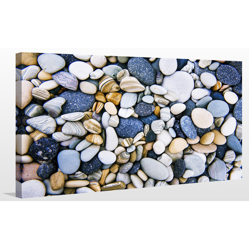 « water stones16 », reproduction de photo sur toile tendue, H 28 po x l 48 po x P 1,5 po