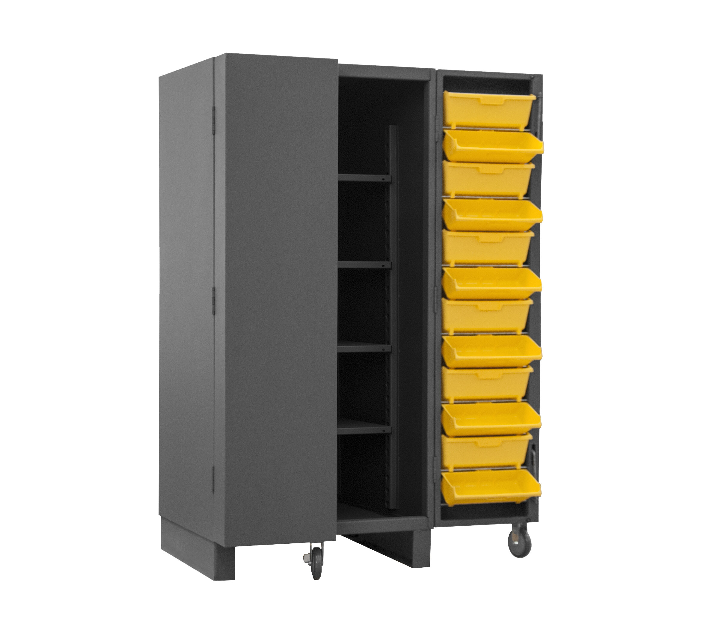 Rubbermaid Plastic Single Storage Cabinet ( 72'' H x 36'' W x 18'' D) &  Reviews