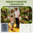 Polycarbonate Greenhouse For Outdoors, Walk-In Green House For Outside, Reinforced Aluminum Frame With Adjustable Roof Vent, Easy Assembly-124066565