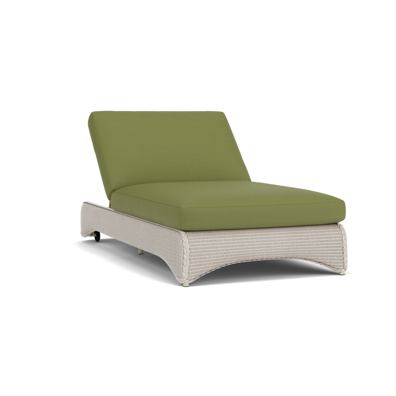 Universal Loom Accessories Outdoor Chaise Lounge, Reflections Grass, Linen