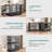 Gurmukh Corner Dog Crate Furniture with Divider and Bowls-379907552-379907554