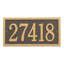 Bismark 1-Line Wall Address Plaque-1460365031-1460365028