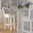 Tino Low Back Wood Swivel Stool-2001862289-2001862290