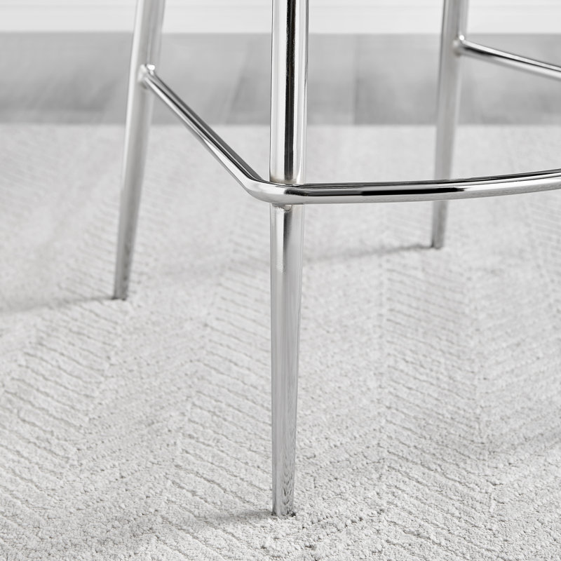 Tabouret de bar Jute Luxury, Gris