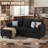 76.4" Upholstered Couch Sofa-270109960
