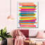 Abstrait de couleurs vives sur toile-2105665593