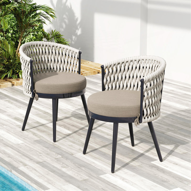 Chaise de patio d'extérieur, Beige