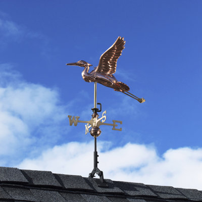 Heron 26'' H Metal Animals Weathervane