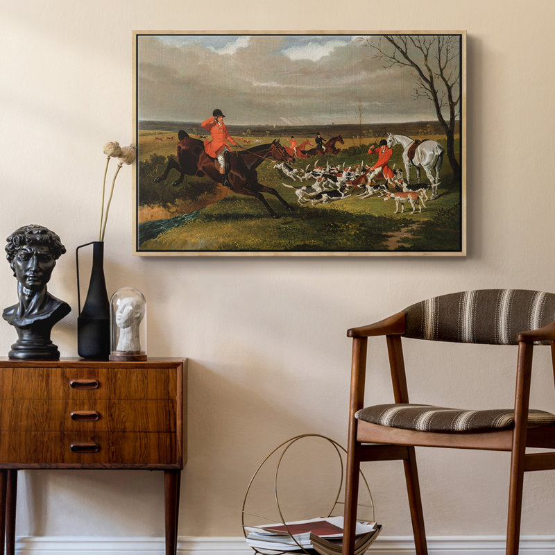 Botanique rétro - XXI, H 17 po x l 25 po x P 2 po, Toile argentée avec cadre flottant