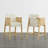 Upholstered Counter Stools with Hand-Woven Rope Arms-773685074