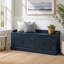 Banc de rangement avec 4 portes et tablettes réglables-133953778