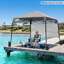 Pavillon escamotable de 8 pi L 8 pi. Auvent en acier D Adventure-93808361