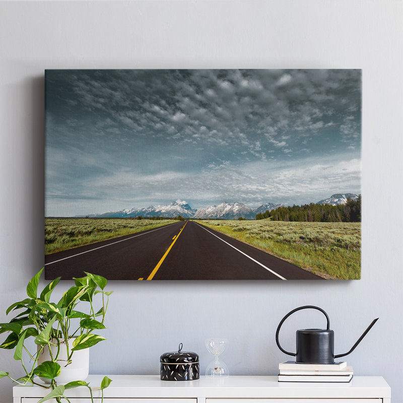 Empty Park Road - galerie Cavas, H 24 po x l 36 po