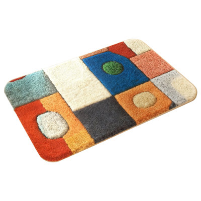  Bath Rugs Mat Faux Cashmeres Bathroom Avoid Slidefloor Mat Bathroom Door Household Absorbent Floor Mat