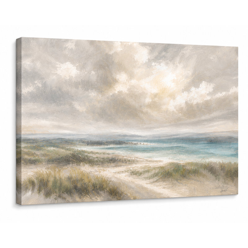 Art mural sur toile Quiet Coast, L 36 po x H 24 po x P 1,5 po