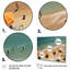 Plage, parasol, vue aérienne, impression sur toile-6970963-6970960