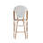 Indoor/Outdoor All-Weather Commercial Paris Chairs with Bamboo Print Frame-130346789-130346791