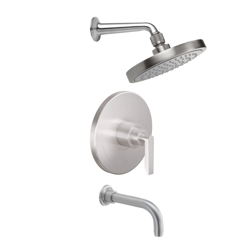Rincon Bay 1.8 GPM Pressure Balance Shower System, Satin Nickel