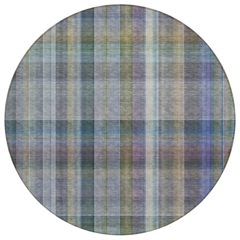 Tapis d'intérieur rond rond 8 po