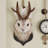 Rabbit Head Wall Mount, Animal Head Wall Decor, 2Pcs