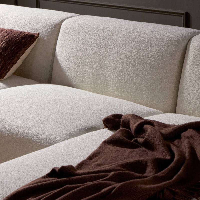 Canapé modulaire Apollo Sloan 6PC, Face à la droite, Mélange de polyester Fayette Cloud