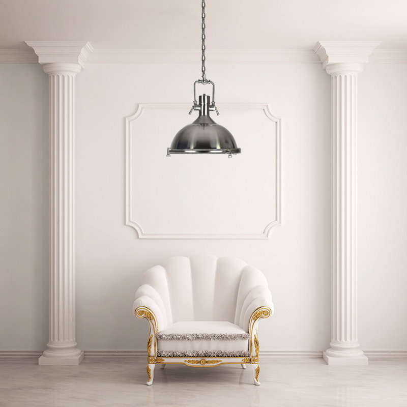 Luminaire suspendu en forme de dôme à 1 lumière Astera