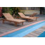 Capri Teak Chaise Lounge