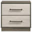 Table de chevet 2 tiroirs Edmondson