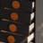 Black Exquisite Multi-functional 5-Drawer Cabinet