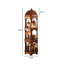 Armoire de rangement et porte-bouteilles en bois massif de style américain 79,53 "-441429377