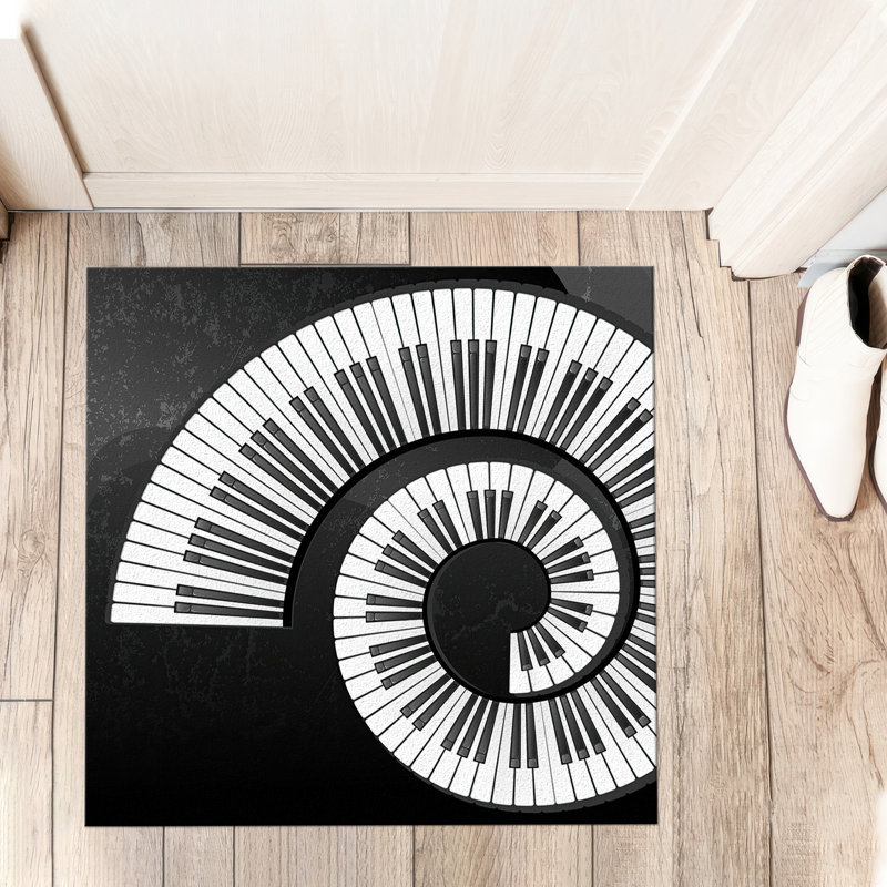 Handcrafted Floral Design Soft Pile Printed Rug Perfect for Enhancing the Elegance and Comfort of Any Indoor Space
