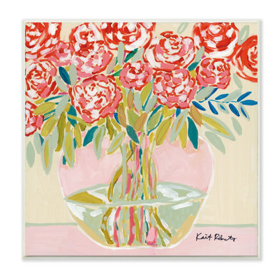 " Floral Still Life Carnation Bouquet " by Kait Roberts