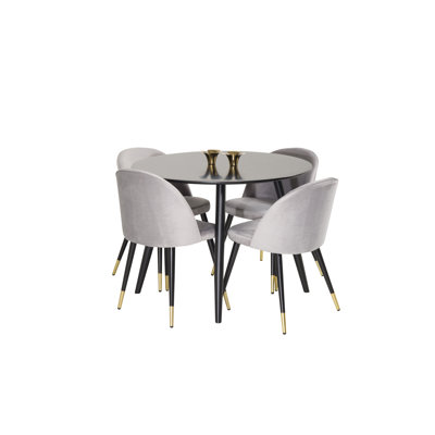 Swann 4 - Person Dining Set