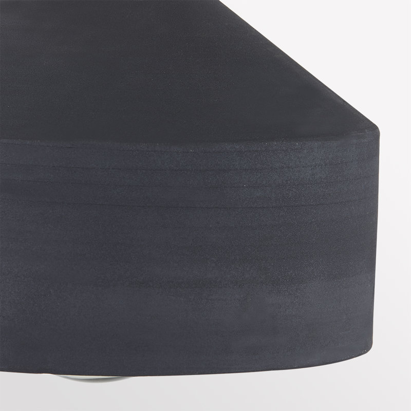 Plafonnier encastré en céramique, H 7,75 po x l 7,75 po x P 7,75 po
