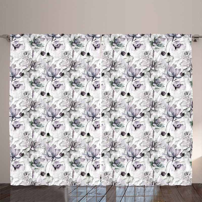 Semi Sheer Curtain Pair