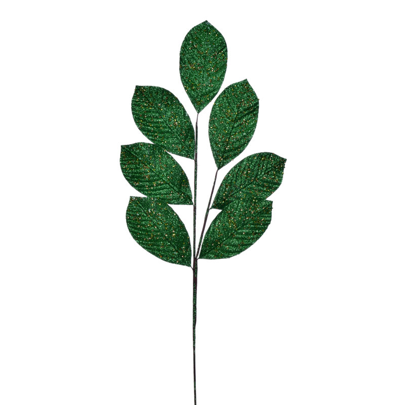 Vaporisateur de feuilles scintillantes 27 po, 4 pièces par sac, Vert minuit