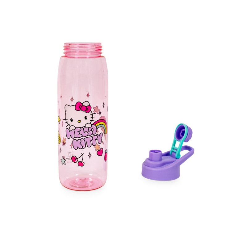 Silver Buffalo Sanrio Hello Kitty Unicorn Twist Spout Water Bottle