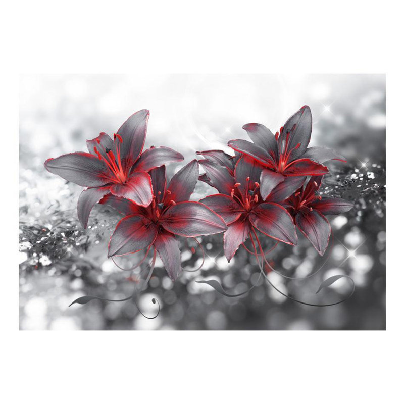 Floral Wall Mural, 68" L x 98" W