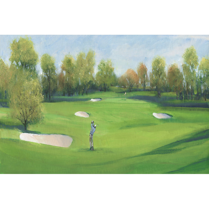 Fairway Shot II by Tim O'Toole - Painting on Canvas, 81 cm H x 122 cm W, Wrapped Canvas