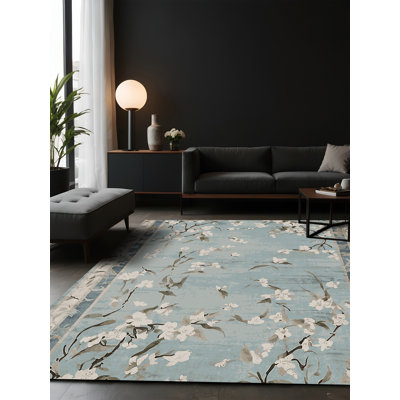 Silky Soft Plush Gray Area Rug