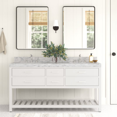 Ensemble de meuble-lavabo double 60 po Carrie