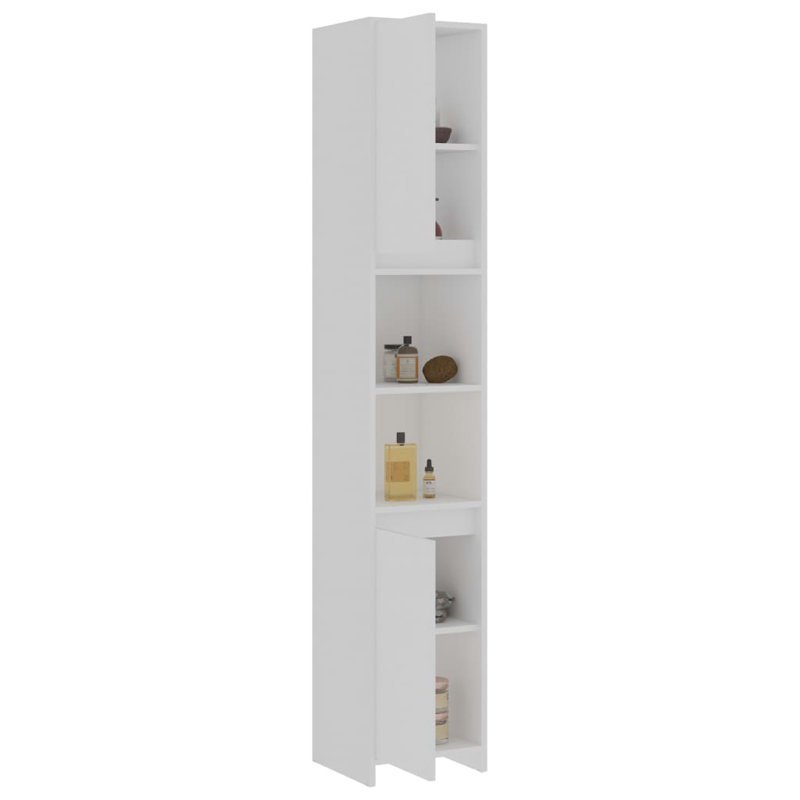 Bathroom Storage Furniture Set, White