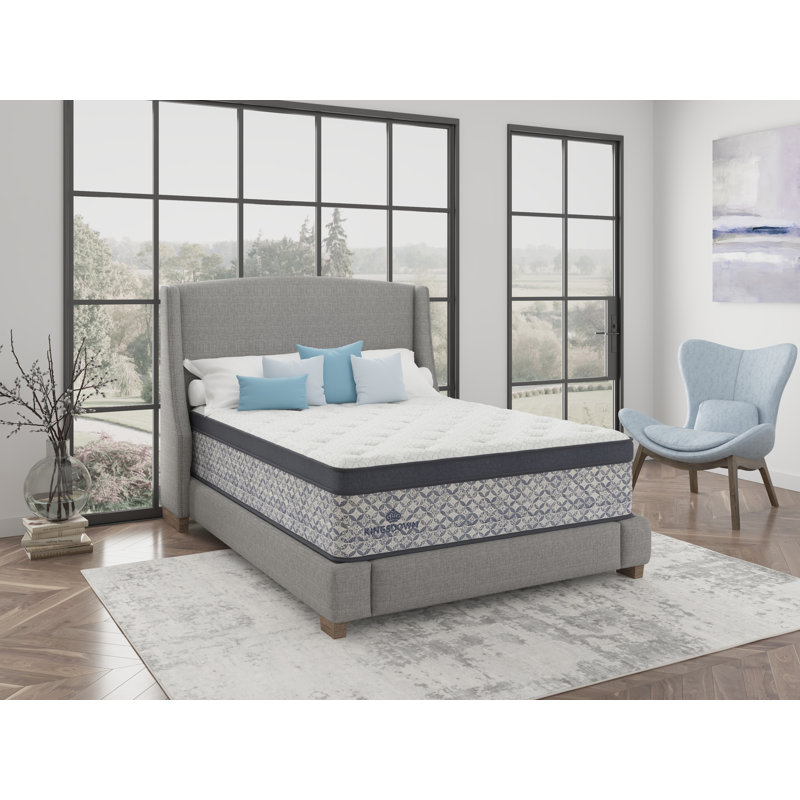 Kingsdown Prime Summitview 13.5" Firm Premium Euro Pillow Top Innerspring Luxury Mattress, California King