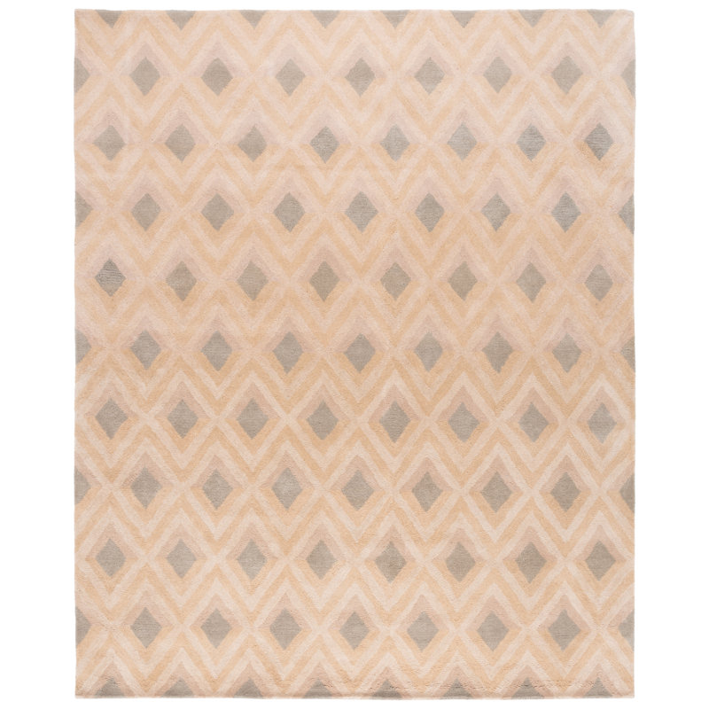 Isaac Mizrahi Hand Tufted Wool Geometric Rug, Rectangle 8' x 10'