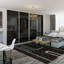 Armoire 4 panneaux coulissants en verre fumé-84510458-84510460