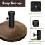 Kaylani Outdoor Freestanding Patio Umbrella Base