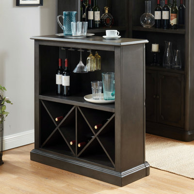 Table de salle à manger avec rangement pour le vin Deasia