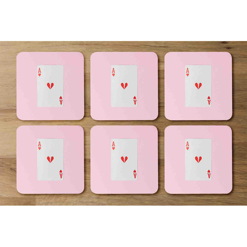 Devair Square 6 Piece Coaster Set